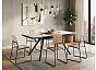 Стол ЛИБЕРТИ 180 Cold Jade, керамика / Черный каркас М-City