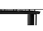 Стол RASMUS 160 TL-45 Белый мрамор, испанская керамика / черный каркас