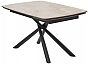 Стол RIVOLI 140 GLOSS AMBER JADE SOLID CERAMIC / BLACK, ®DISAUR