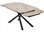Стол RIVOLI 140 GLOSS AMBER JADE SOLID CERAMIC / BLACK, ®DISAUR