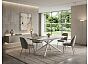 Стол RIVOLI 140 GLOSS LUXURY PANDORA SOLID CERAMIC / WHITE