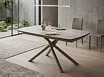 Стол RIVOLI 140 MATT LATTE STONE SOLID CERAMIC / TAUPE