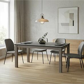 Стол TME-6932 MBH  GREY STONE серый камень /серый  M-City