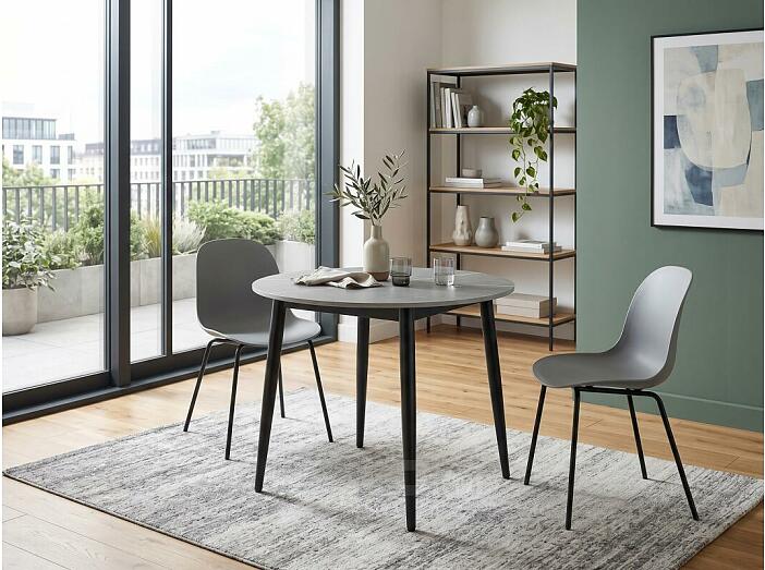 Стол Uni-Form-R.2B SBlack/Grey Matt Cliff 727*800*800