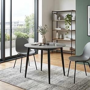 Стол Uni-Form-R.2B SBlack/Grey Matt Cliff 727*800*800