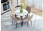 Стол Uni-Form-R.2B SBlack/White Matt Marble 727*800*800