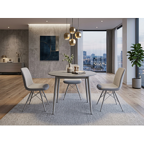 Стол Uni-Form-R.2B SGrey/Grey Matt Cliff 727*800*800