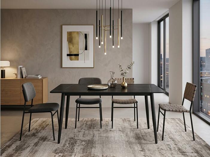 Стол Uni-Form-S2.2B SBlack/Black Matt Laurent 727*1300*700