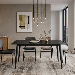 Стол Uni-Form-S2.2B SBlack/Black Matt Laurent 727*1300*700