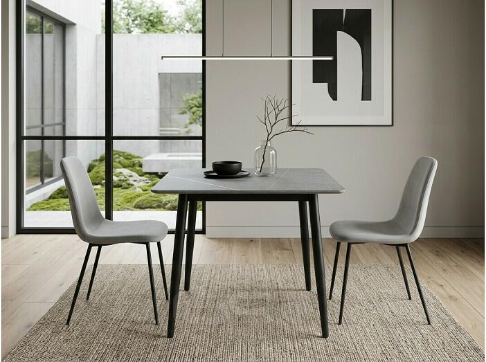 Стол Uni-Form-S.2B SBlack/Grey Matt Cliff 727*800*800