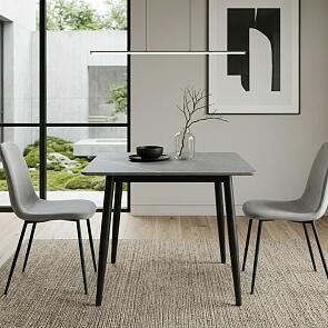 Стол Uni-Form-S.2B SBlack/Grey Matt Cliff 727*800*800