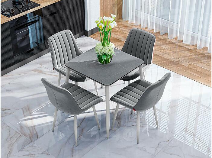 Стол Uni-Form-S.2B SGrey/Grey Matt Cliff 727*800*800