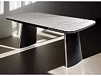 Стол VALDEMAR 180 KL-99 итальянская керамика, стекло/ каркас темно-серый/Kl-99, ®DISAUR