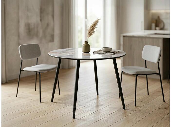 Стол Анселм кианит/черный