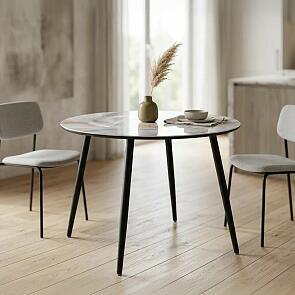 Стол Анселм кианит/черный