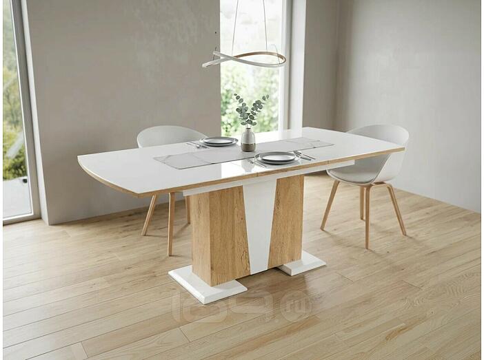 Стол Фрегат, Дуб катания/Белый