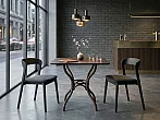 Стол Leset Тор квадратный 890*890*750 тёмный орех