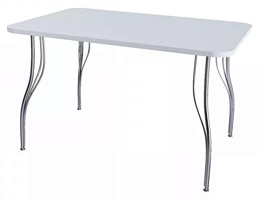Стол обеденный прямоугольный LС (ОС-12) Белый стол обеденный прямоугольный tlc 1 2 cashmere in 2s c хром 732 1200 750