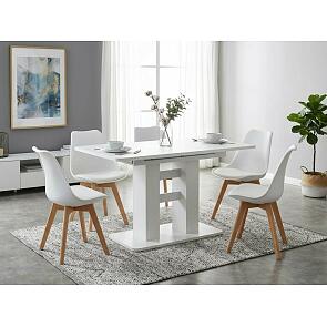 Стол раздвижной Leset Гранд 1200(1600)*800*755 Бодега белый/Серый