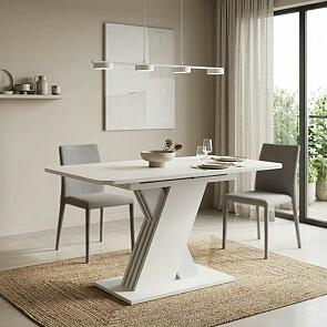 Стол раздвижной Leset Гросс 1200(1550)*750*755 Бодега белый/Серый