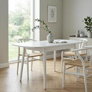 Стол раздвижной Leset Мидел МИНИ металл Белый, стекло Белое