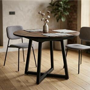 Стол Регна дерево/черный