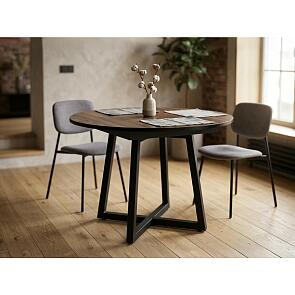 Стол Регна дерево/черный