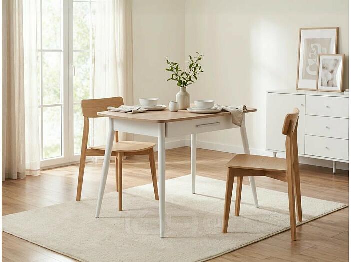 Стол Ревари эврика/белый