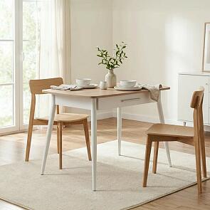 Стол Ревари эврика/белый