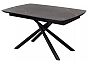 Стол RIVOLI 140 MATT BLACK MARBLE SOLID CERAMIC / BLACK, ®DISAUR
