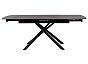 Стол RIVOLI 140 MATT BLACK MARBLE SOLID CERAMIC / BLACK, ®DISAUR