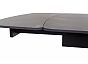Стол RIVOLI 140 MATT BLACK MARBLE SOLID CERAMIC / BLACK, ®DISAUR