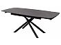 Стол RIVOLI 140 MATT BLACK MARBLE SOLID CERAMIC / BLACK, ®DISAUR