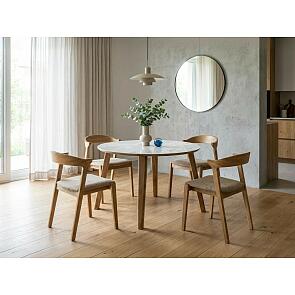 Стол Семвэлл дуб монтана/белый