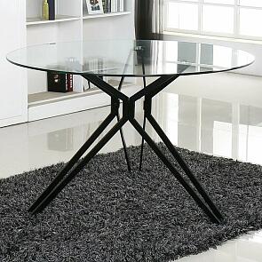 Стол VENETO D110 прозрачный