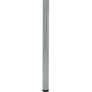 Опора для стола OC-1 регулируемая Aluminum Gloss 715*51 (с винтом М10, без фланца)