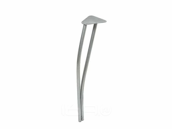 Опора для стола OC-11 Aluminum Gloss 720 (с крепежом)