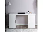 Ингар 2/ДВ/ДВ стол письменный 140x75x55, белый