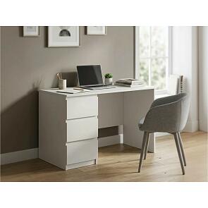 КАСТОР стол письменный 3 ящика 116х65 RU белый