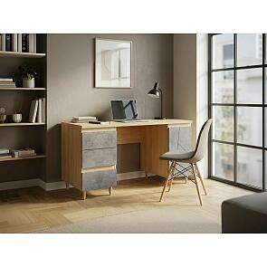 Стол Киото СТЛ.339.06 Дуб небраска/Бетон тёмный