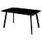 Стол ФИН 120 Черный, стекло/Черный каркас М-City