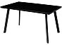 Стол ФИН 120 Черный, стекло/Черный каркас М-City