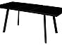 Стол ФИН 120 Черный, стекло/Черный каркас М-City