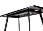 Стол ФИН 120 Черный, стекло/Черный каркас М-City