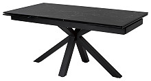 

Стол ALTO 160 NERO KL-116 Черный мрамор матовый, итальянская керамика/ черный каркас