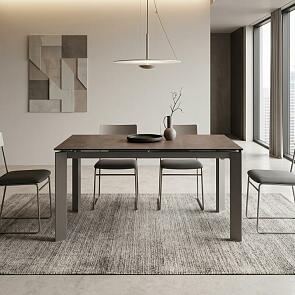 Стол CORNER 120 IRON COPPER/ GREY1