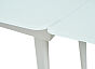 Стол ELIOT 120 Frosted Super White glass+White
