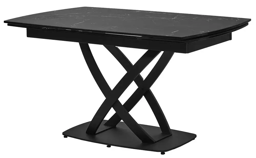 Стол FOGGIA 140 KL-116 Черный мрамор матовый, итальянская керамика/ черный каркас стол фин 120 дуб канзас каркас