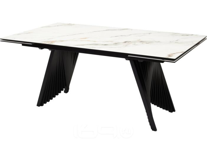 Стол IVAR 180 MARBLES KL-188 Контрастный мрамор, итальянская керамика