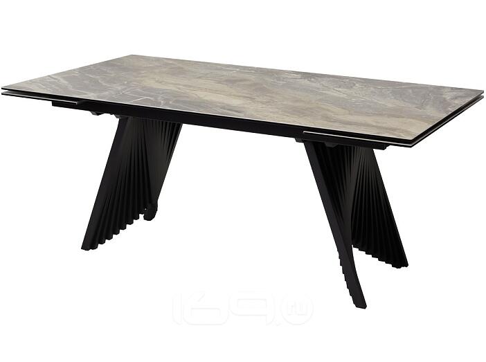 Стол IVAR 180 MARBLES KL-80 Серый мрамор, итальянская керамика, ®DISAUR